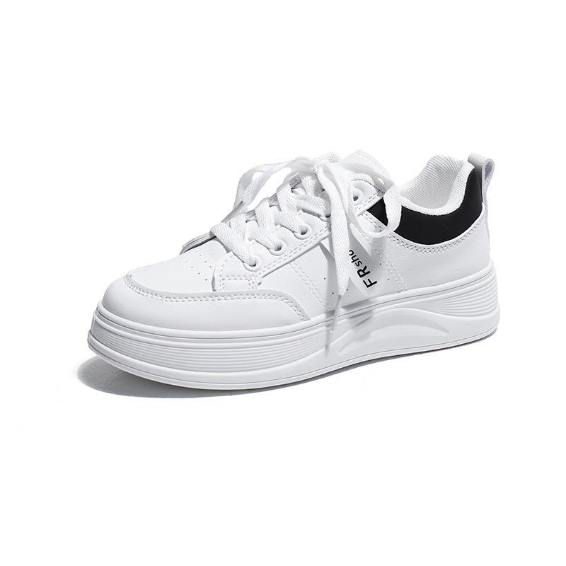 thick-soled little white shoes women's new versatile casual sports women's shoes versatile student heightening board shoes -