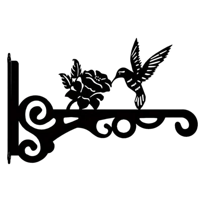 Reinforced Iron Wall Hangers Decorative Garden Hook Stand For Hanging Planter Wind Chime Porch Lanterns Outdoor Displays