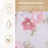 DOITOOL European Fringe Lamp Shade Cover Fabric Table Lampshade with Beads Decorative Light Shade for Bedroom and Living Compatible