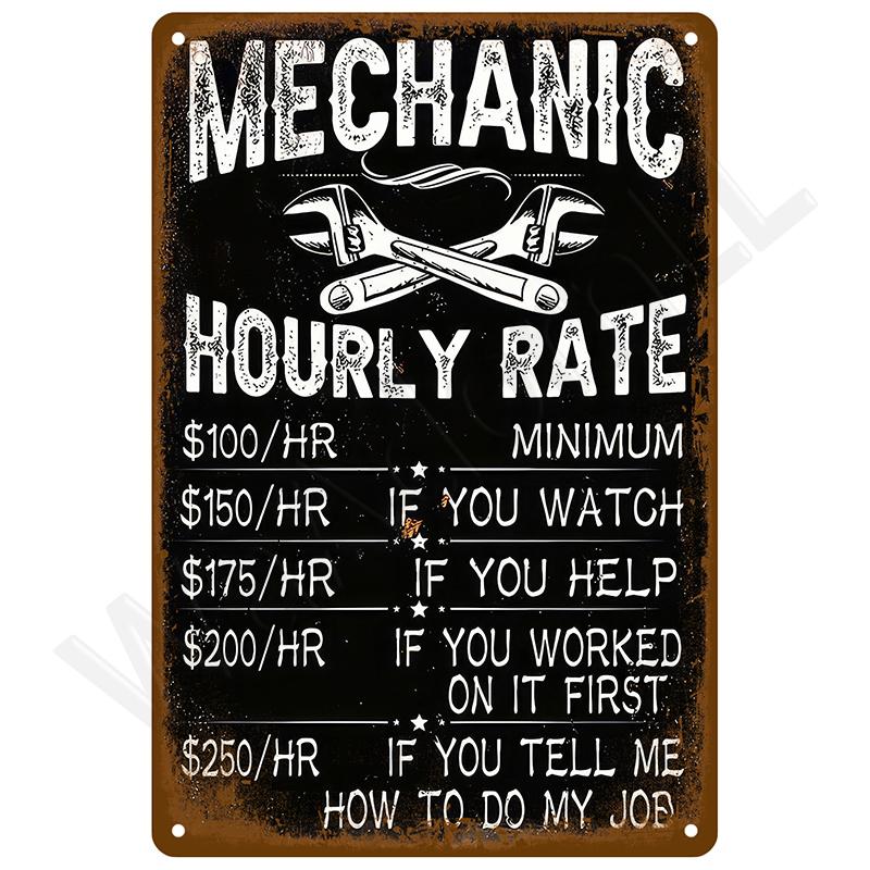 Metalen Borden Vintage Metalen Platen Posters Retro Muurkunst Bar Accessoires Mancave Tinnen Bord Kamer Luxe Woondecoratie Item Decoraties