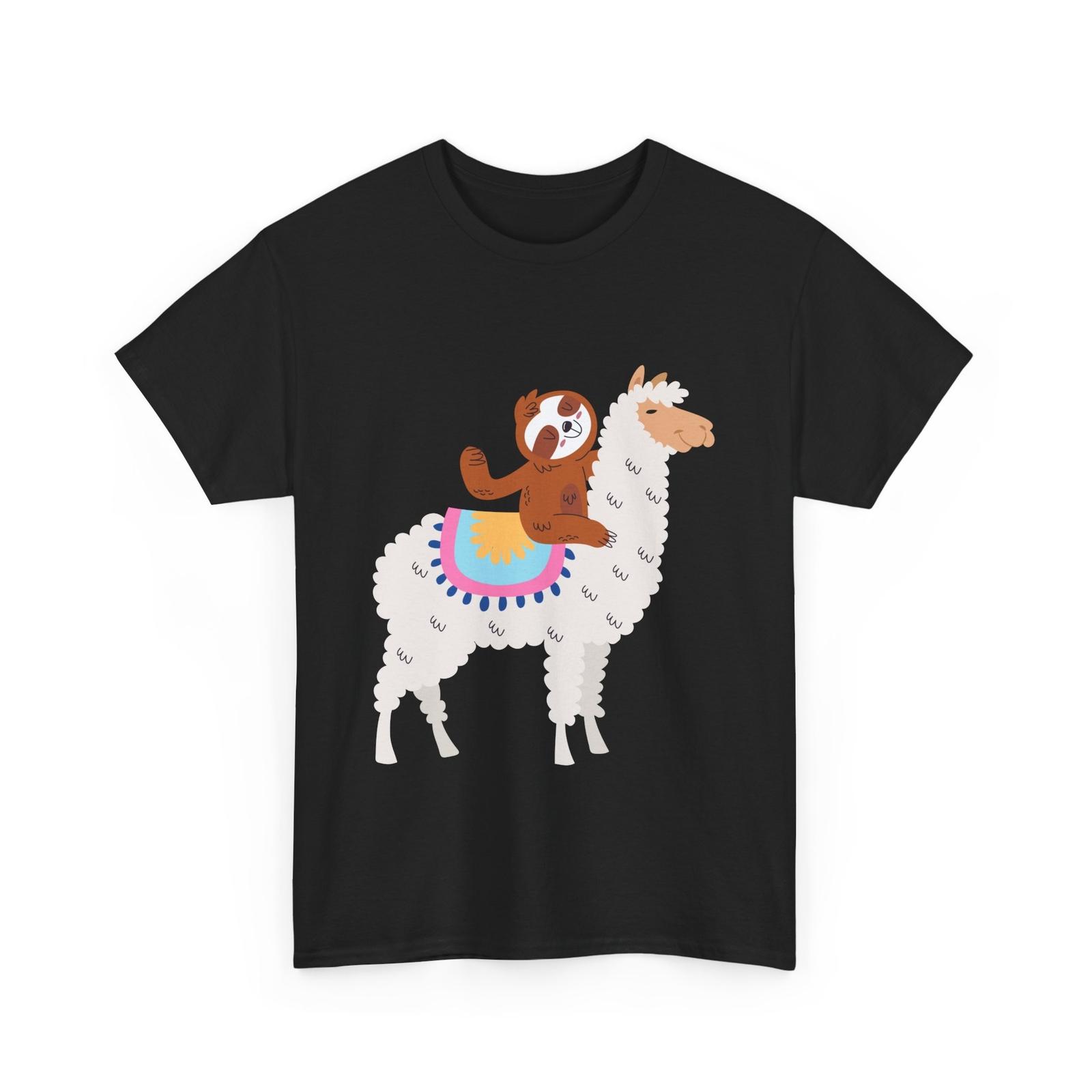 Sloth  Shirt    Llama  Sloth  Animals Unisex T-Shirt S