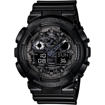 Reloj G-Shock para hombre, color negro, GA-100CF-1AJF [Producto nacional oficial]
