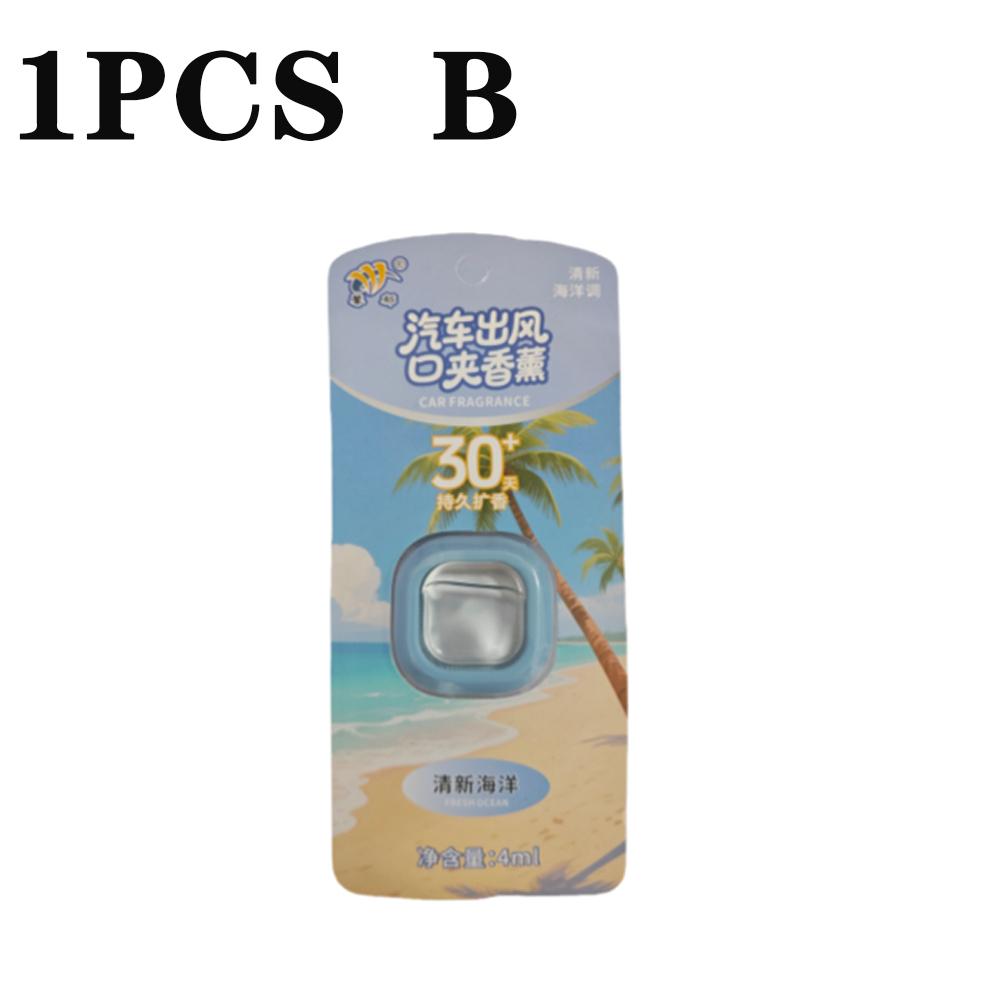1pc Car Aromatherapy Breathable Film Air Conditioning Vent Clip Long-Lasting Odor Removal Inside The Cars Decorative Accessories