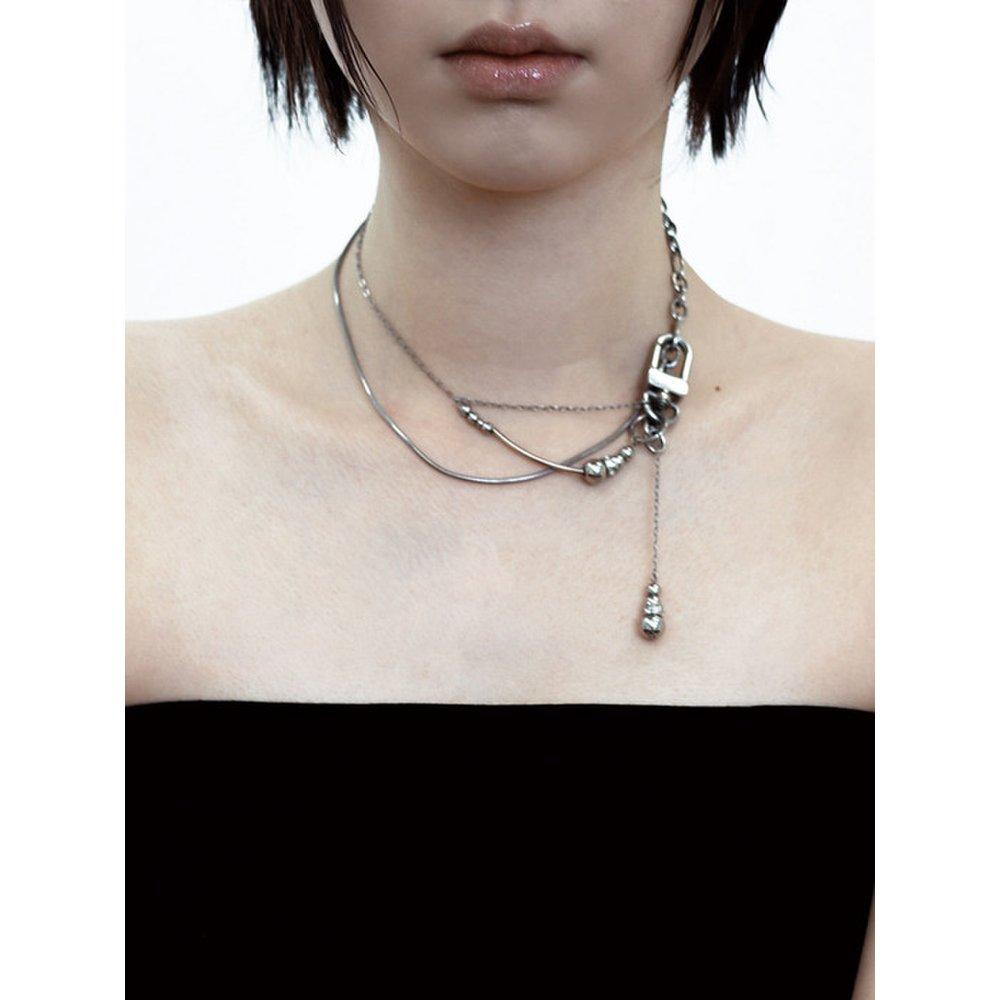 Three Chain Adjustment Necklace 35~39cm