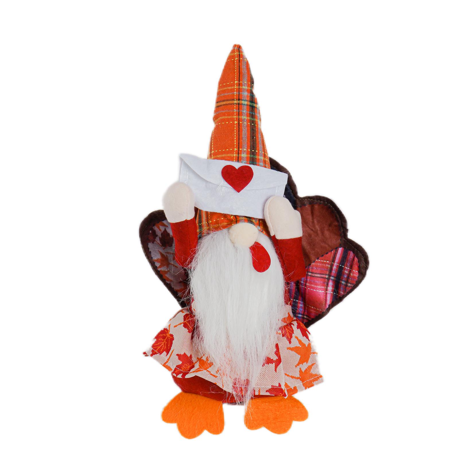 Autumn Thanksgiving Faceless Doll: Rudolph Harvest Festival Ornament