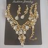 Exquisite High-End European & American Bridal Necklace Earring Set - Elegant Wedding Accessories
