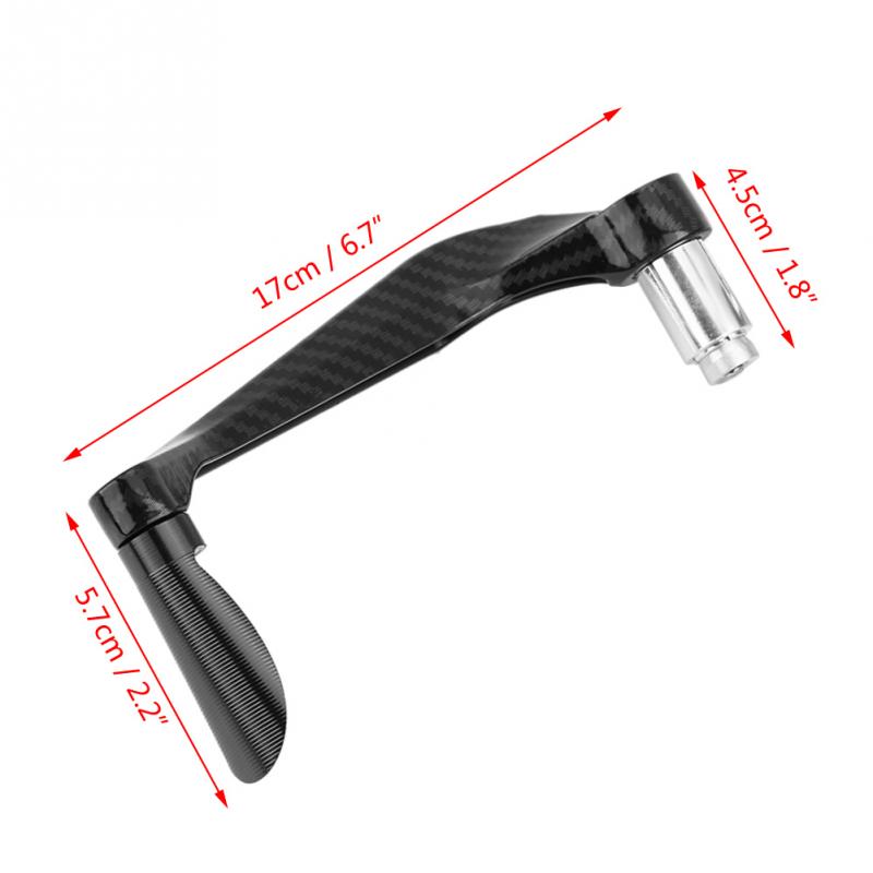 7/8" 22mm 1 Pair Carbon Fiber Alloy Motorcycle Brake Clutch Levers Protection Universal For YAMAHA Kawasaki  Accessories