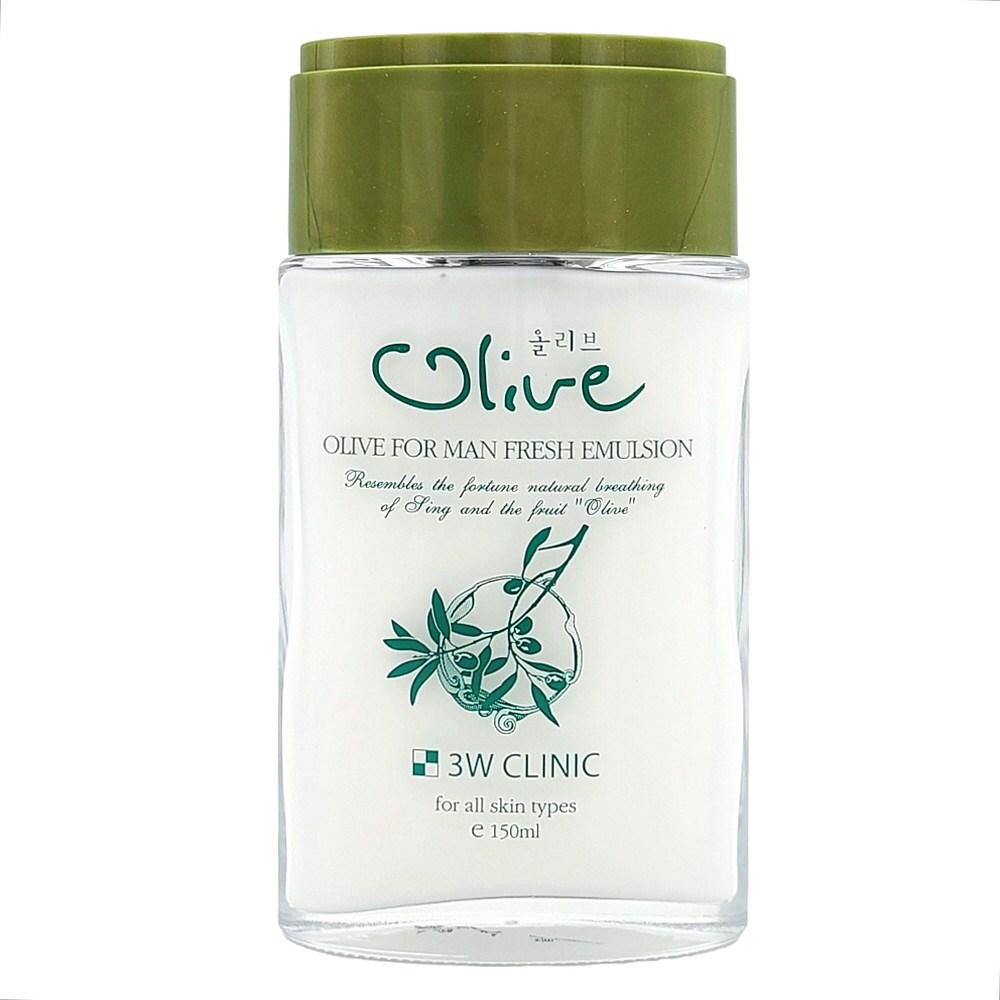 3W Clinic Olive For Men Fresh Emulsion 150ml 2, 2