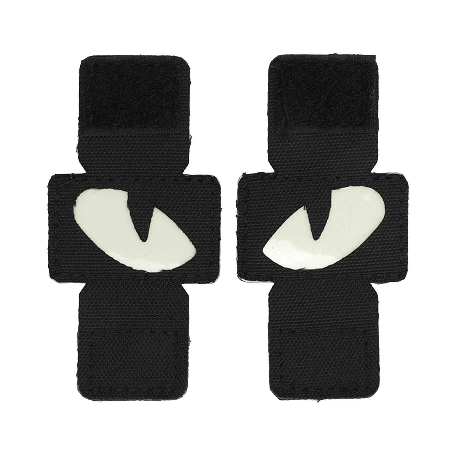 

2 шт. нашивка «кошачий глаз», светоотражающая нашивка с крючком и петлей, нашивка на холсте, светящаяся нашивка «кошачий глаз» для шляп, униформы