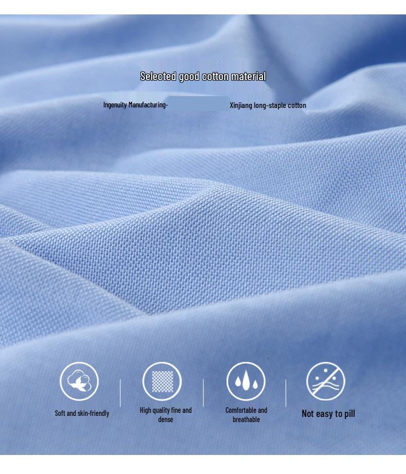 Men's Long Sleeve Striped Oxford Button-Down Shirt - New Color