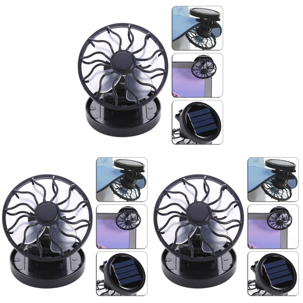 1-10Pcs Mini Portable Solar Clip Fan Travel Camp Hiking Summer Camping Hiking Wilderness Survival Cooling Fan Solar Fan Hat Clip