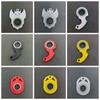 Noctilucent Fingertip Rotation Keychain Relieve Boredom Finger Fidget Ring Key Ring  Adults Kids