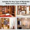 30cm Length Wardrobe Hanger Telescopic Closet Organizer Space Saving Clothes Rail  Wardrobe Use