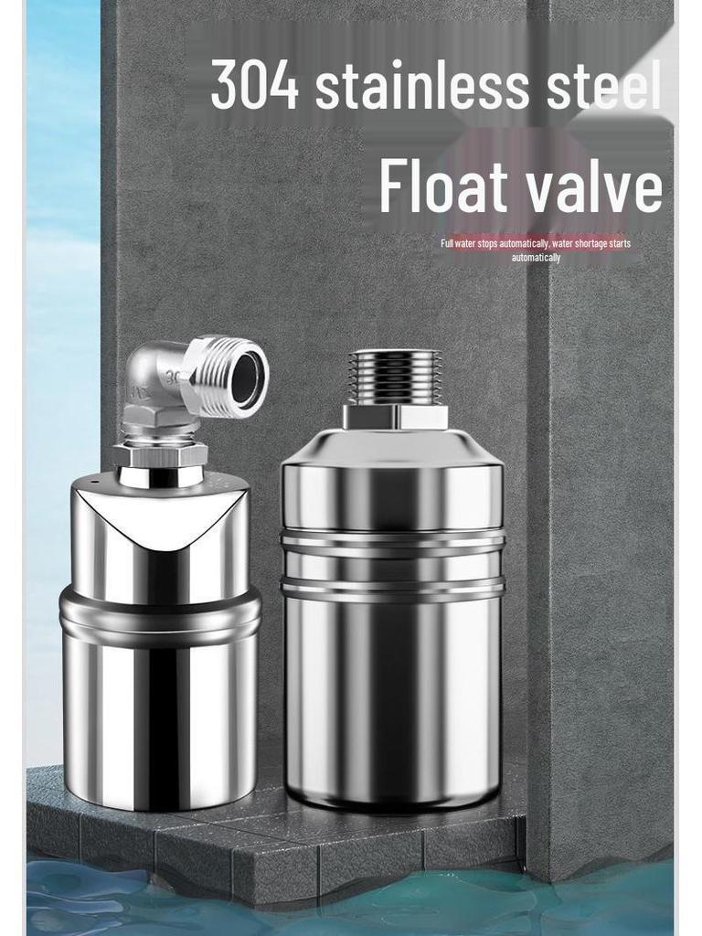 304 Stainless Steel Auto-Stop Water Float Valve for Tank Level Control