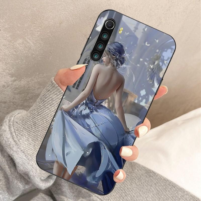 Husa de telefon Ghost Knife pentru Xiaomi Redmi Note 11 10 9T 8 7 Pro Redmi 10 9 9A 9C 8 7 6 Husă neagră moale pentru telefon