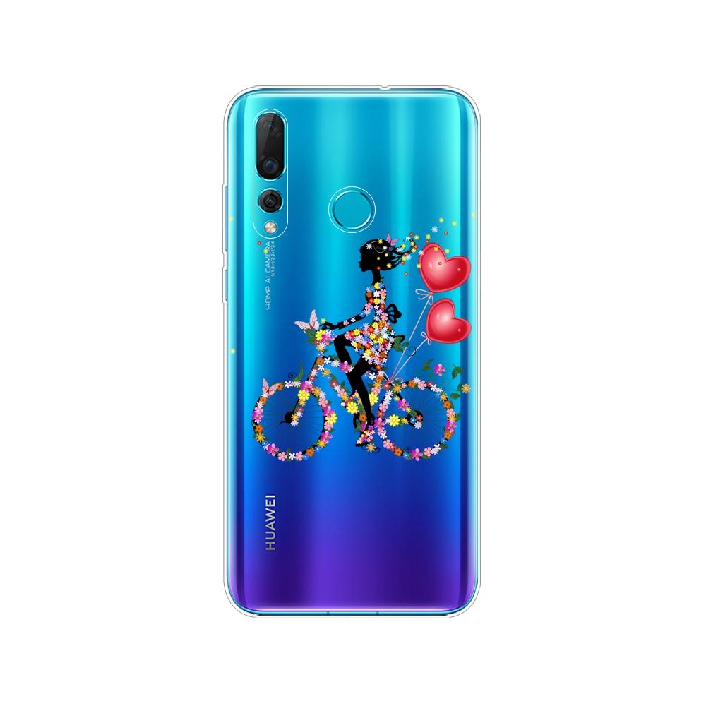 Mobile Silicon Phone Bag Case For Huawei Nova 4 4e Case Soft TPU Back Phone Cover For Nova4 nova4E Cover Protective Back Cover