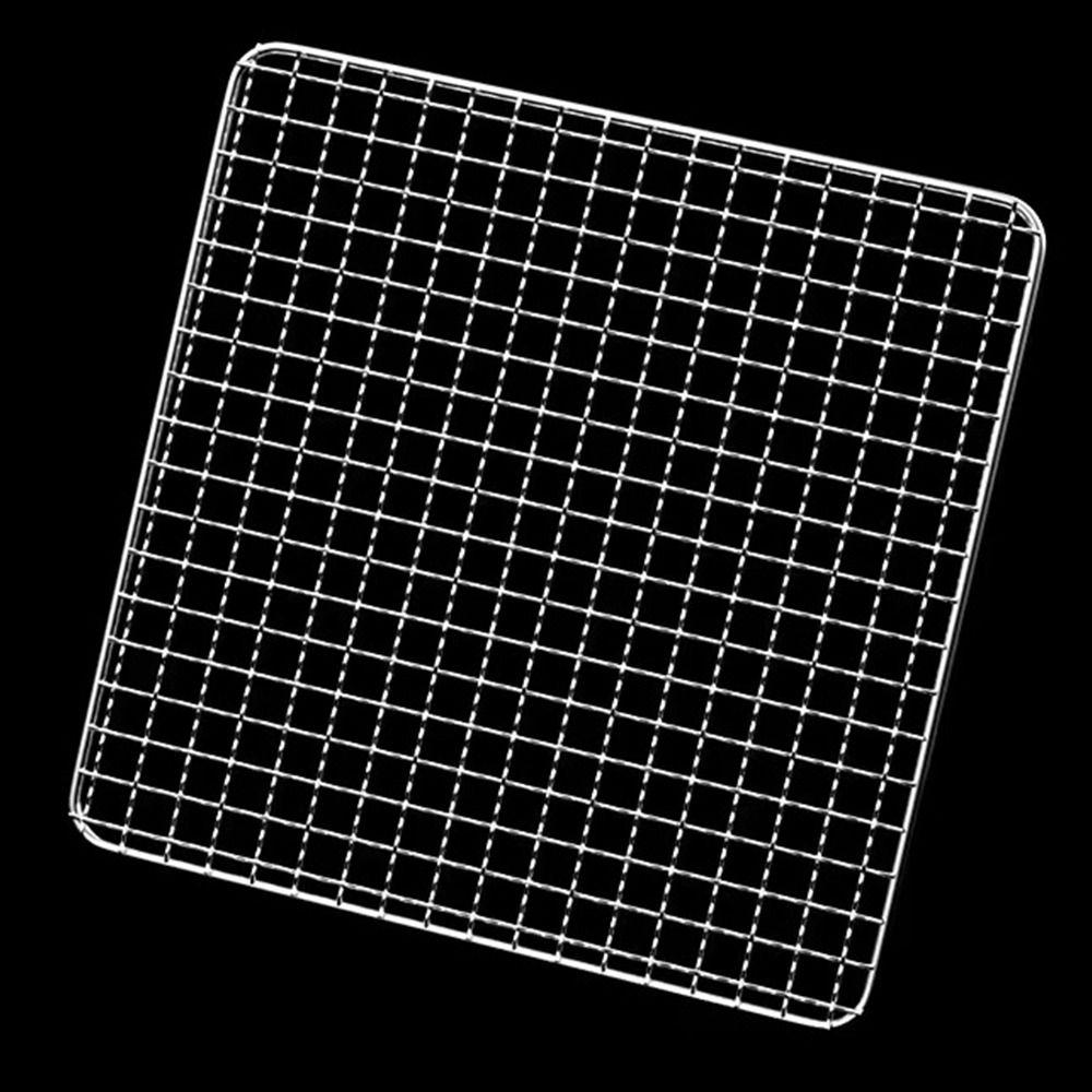 New Iron Wire Grill Racks Square Reusable Grill Net Nonstick Cooking Net Tool Barbecue Net Roast Grate Net