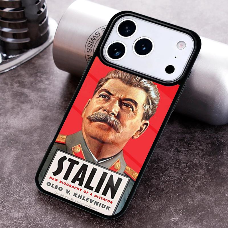 Stalin Soviet Union Phone Case For iPhone 17,16e,15,14,13,12,11,Mini,Pro,MAX soft Silicone Cover