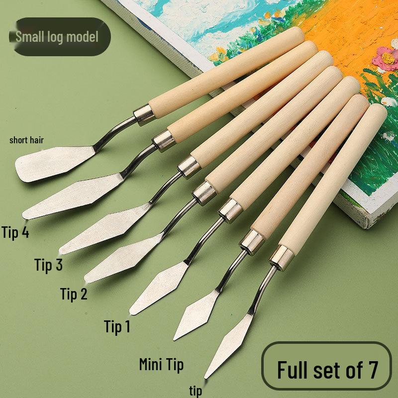 Oil Pastel Art Scraper Set: Stainless Steel One-Piece Tool for Pastel Art