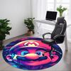 1pcMario Office Round Area Rug, Indoor Mat Suitable For Office, Bedroom Living Room Home Decor, Room Deco, Offic A0928103