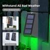 Decoration Solar wall lamp Led solar lights RGB Color Changing Waterproof Wall Lamp Solar Lighting For Walkway Fence Stairs