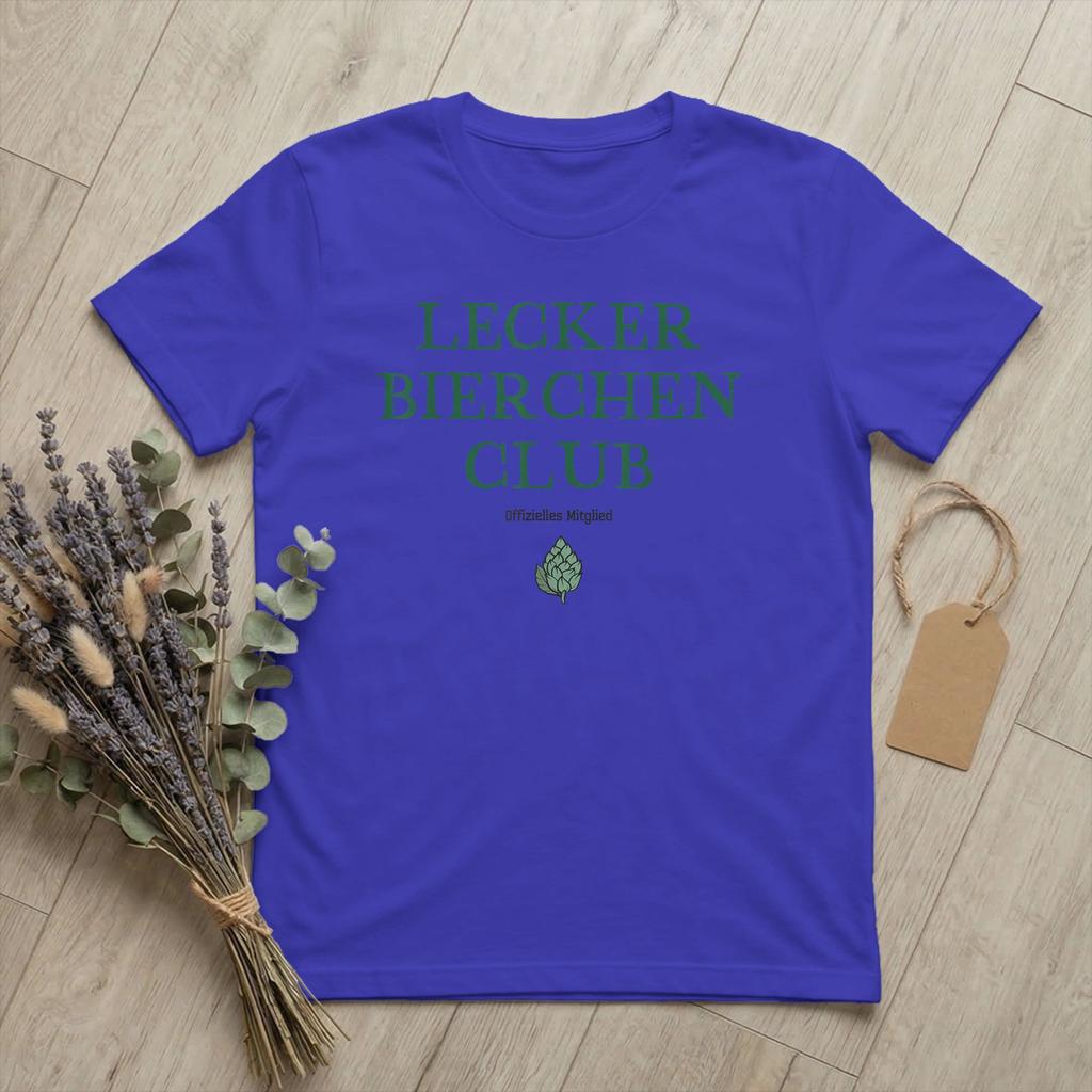 Unisex T-Shirts Lecker Bierchen Club 100 Baumwolle T-Shirt Kurzarm Leckeres Bier Trinken T-Shirt Rundhals Kleidung Neuankömmling