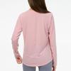 Nike Solid Color Breathable Long Sleeve Training T-Shirt Women tops Pink DD0621-630