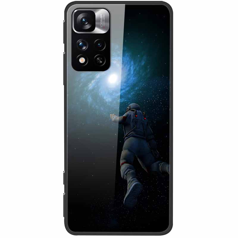 Tempered Glass Case For Xiaomi Redmi Note 11 Pro+ 5G Cover Hard Protective Funda for Redmi Note 11 Pro Plus 5G Soft Bumper 6.67