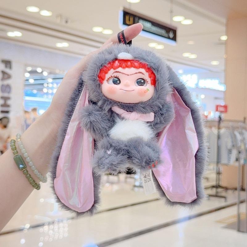 

Милая плюшевая кукла 17 см: Портативный брелок с круглым кольцом для ключей 17cm ring buckle