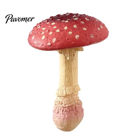 Mushroom Fridge Magnets 3D Refrigerator Magnet, Resin Fake Decorative Small Memo Holders Photo Notes Holder for Whiteboard Cabinet Kitchen Magnetic
