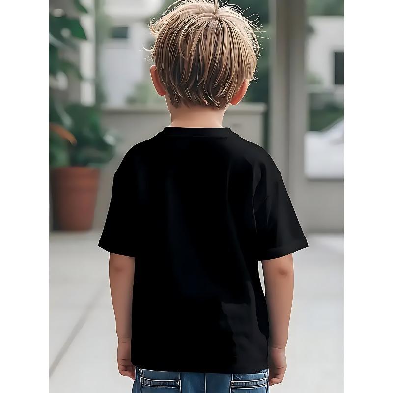 European sizes Selected Unisex T-Shirts for Kids, Featuring a Refreshing Feel, Comfortable Fit, And a Joyful Regular Short-Sleeve Design