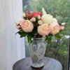 10 Heads Artificial 10cmx8cm Wedding Bouquet Heimwerken Decor Wreath