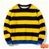 Einfache gestreifte Grafik-Sweatshirts für Herren Mode Herbst Langarm 3D-Druck hässliches Sweatshirt locker atmungsaktive Pullover Oberteile