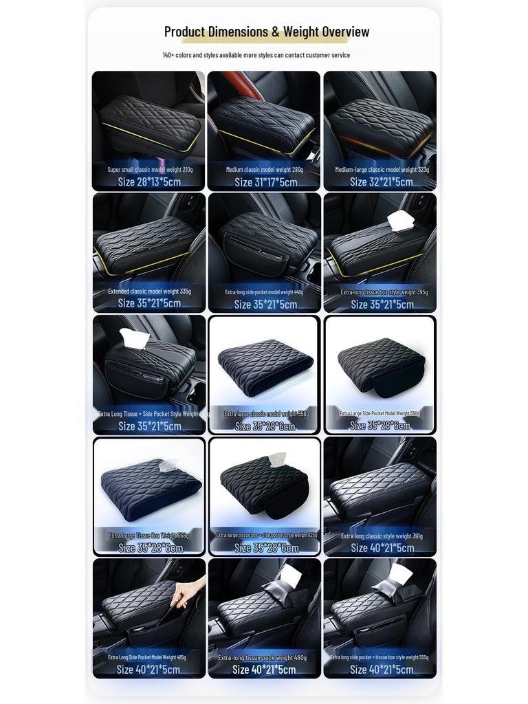 Prado Land Cruiser Extra Large Memory Foam Armrest Pad