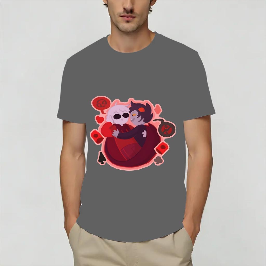 Homestucks Dave Strider T Shirt Summer 100 Cotton T Shirts For Unisex Hippie Design Tee Shirt Short Sleeve Vintage Clothes