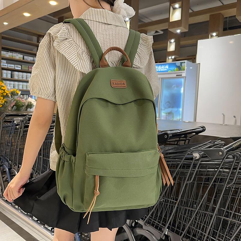 Schoolbag School Bag Male Simple Female College Student High School Student Junior High School Student Backpack Japanese ins Casual Backpack