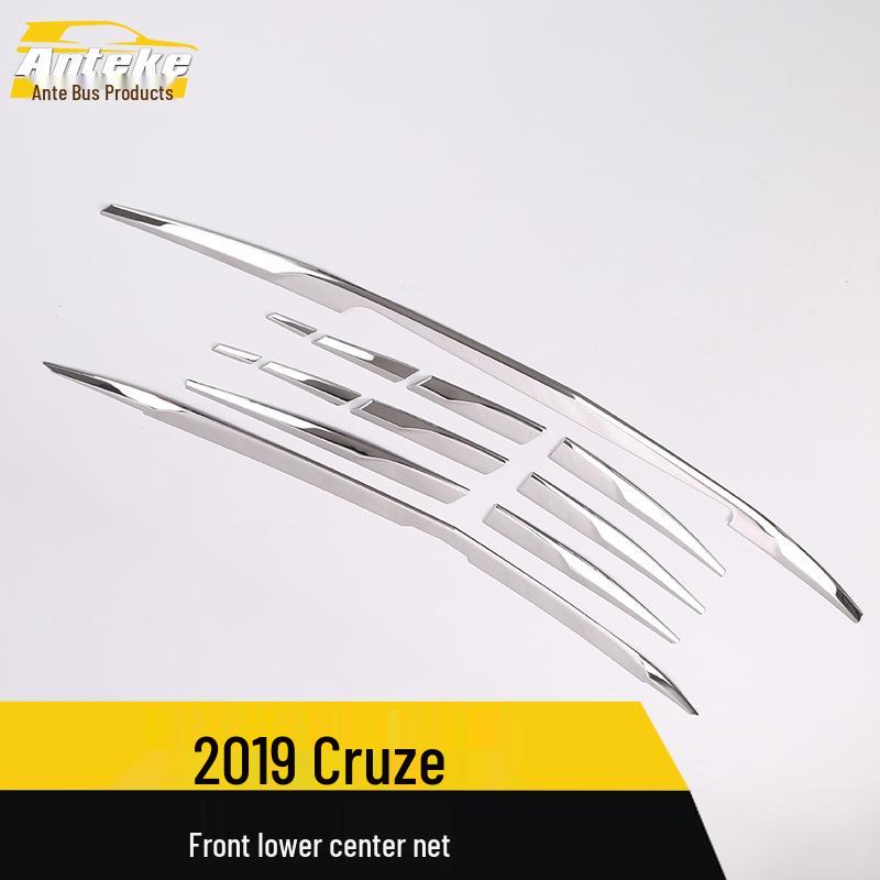 2019 Cruze Främre Nedre Grill Ljuslist och Repskyddande Stötfångarsticker