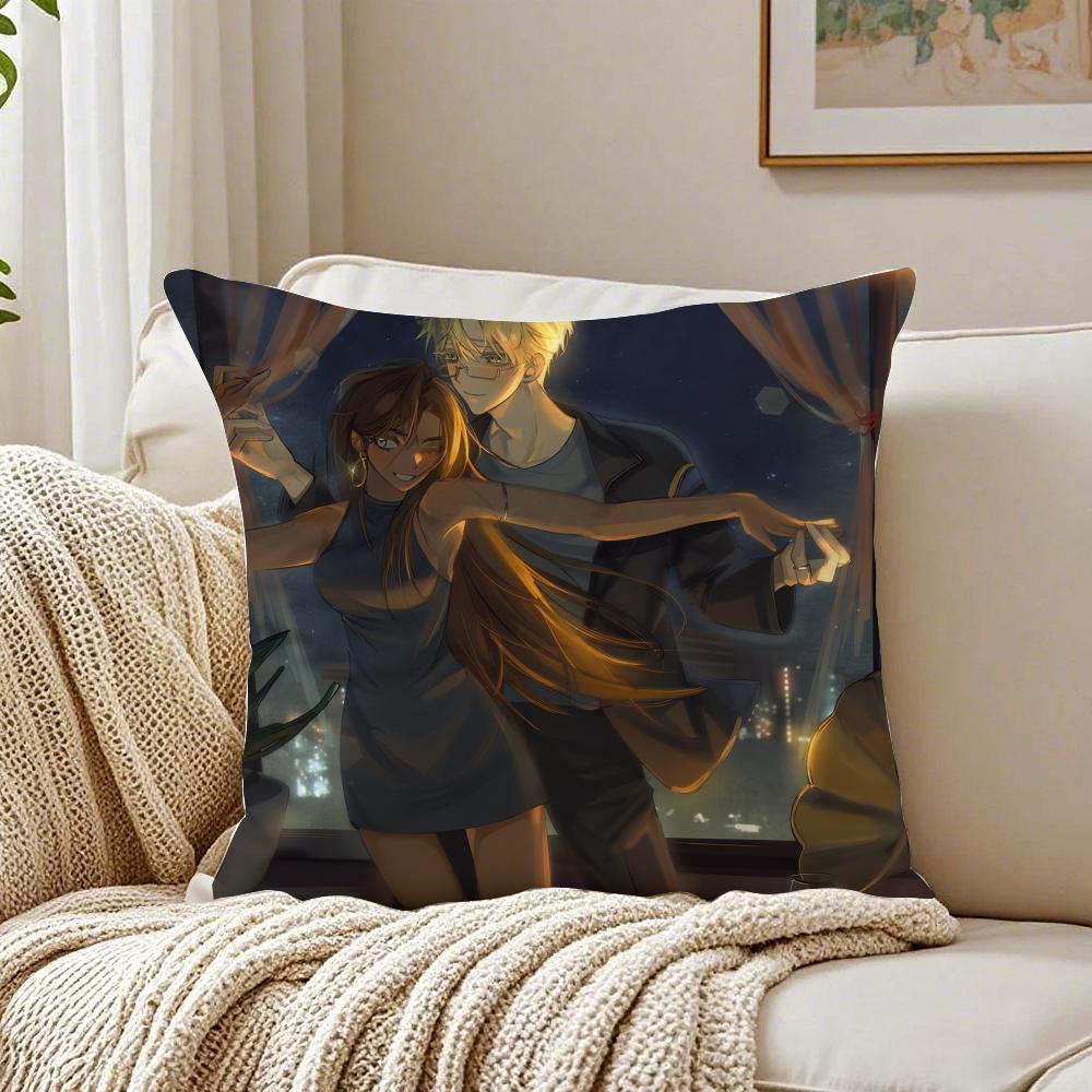 Futuristic Musical Korean Anime AAlien Stage Cushion Cover Pillowcase Antidustmite living Room Sofa Decor Cushion Room