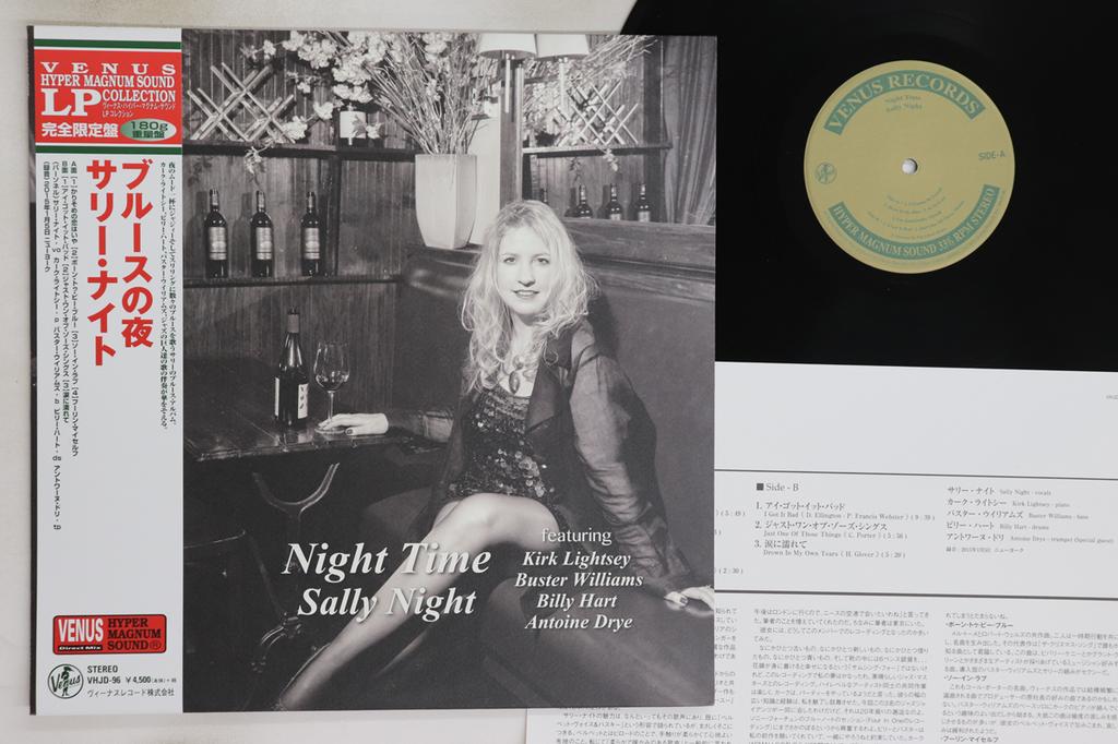 LP Record SALLY NIGHT  Night Time 180g VHJD96 VENUS 2015 Japan Obi Jazz Used