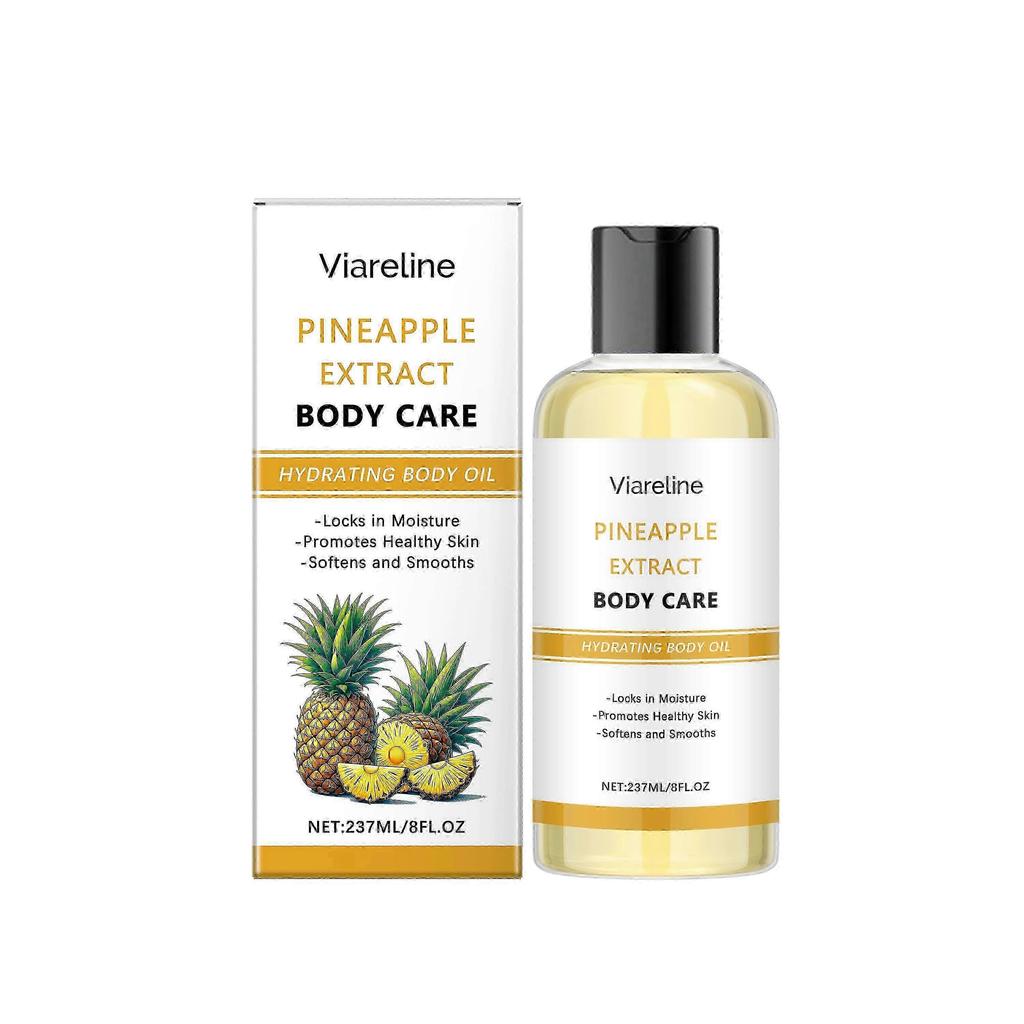 Viareline Pineapple Flavor Body Care Oil Moisturizing and Softening Skin Fragrance Body Oil x