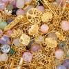 30/50g Mixed Style Glass Spacer Beads Metal Pendants Jewelry Accessories for DIY Bracelets Necklace Anklet Jewelry Making