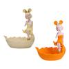 Schlüssel Schale Mädchen Figur Dekorative Schmuckschale für Eingang Schlafzimmer Eingangsbereich