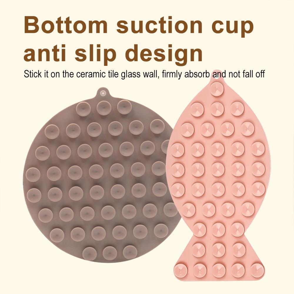 Non-Slip Dog Slow Feeding Mat Dog Lick Mat Dog Bathing Distraction Silicone Dog Sucker Food Training Dog Feeder Supplies