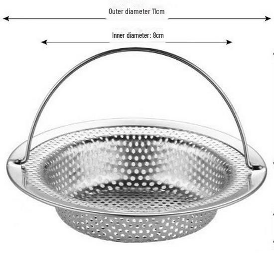 Filtru de păr pentru chiuvetă și cadă din oțel inoxidabil pentru bucătărie și baie