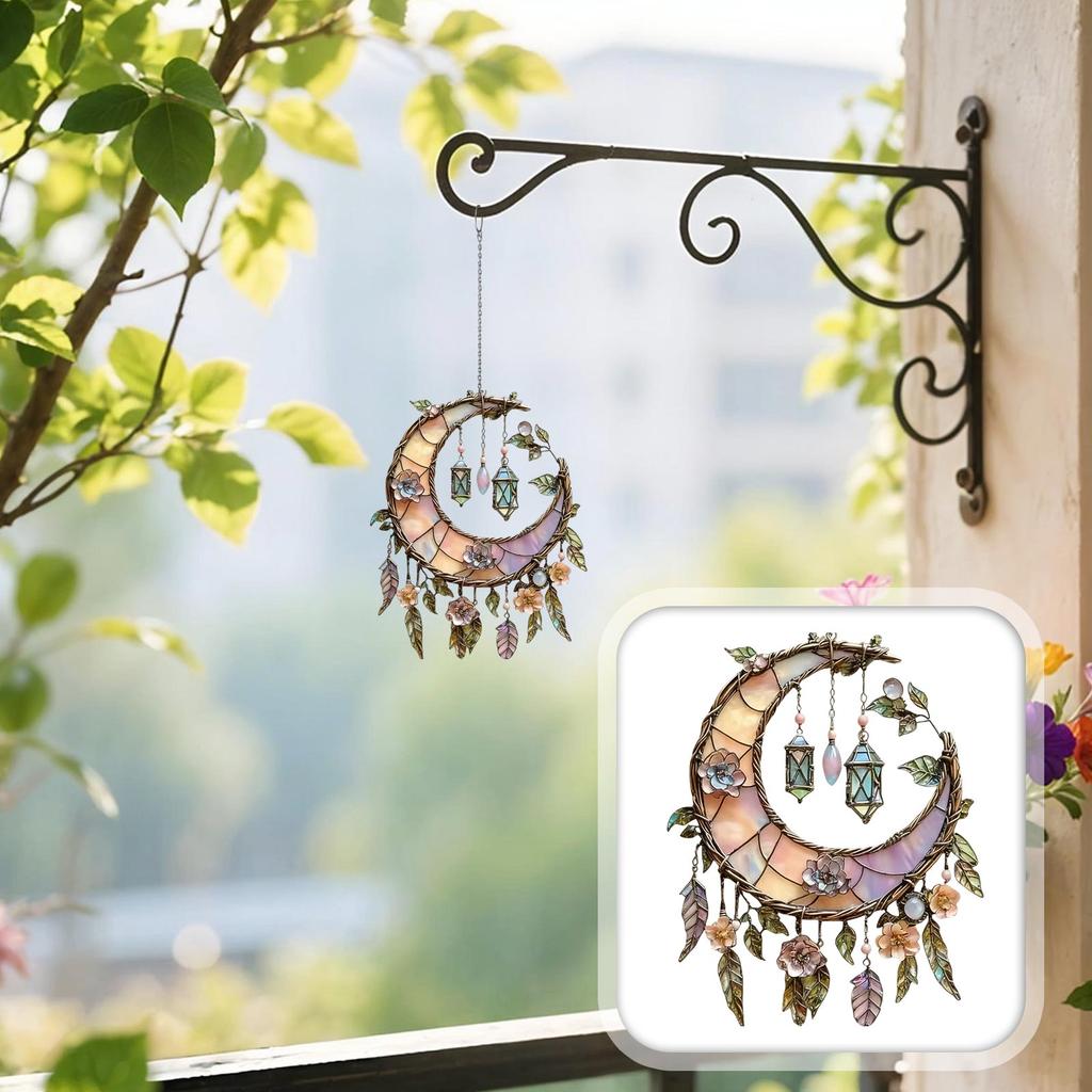 Moon Acrylic Pendant Decoration Window Garden Garden Pendant