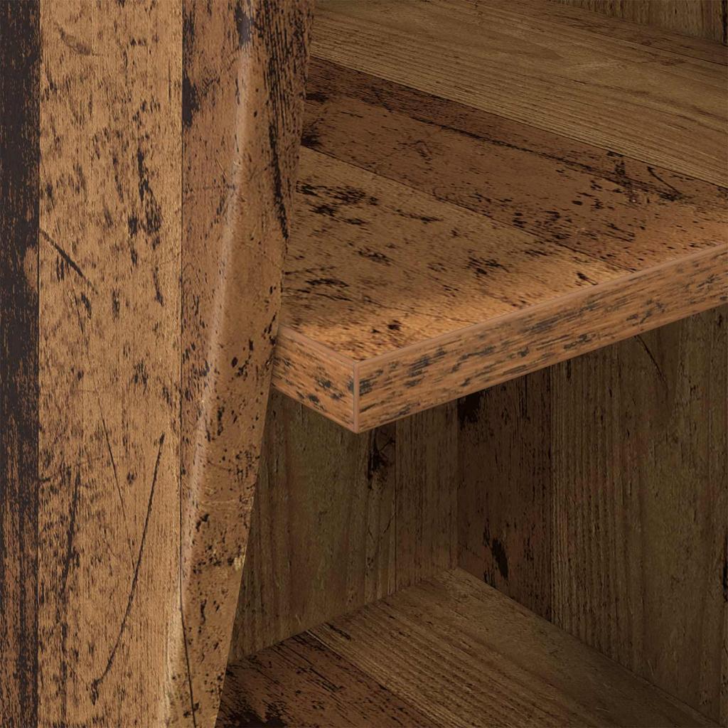 Corner Cabinet 32x32x102cm Engineered Wood Reclaimed Wood