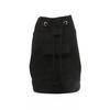 1 Pcs Korean Version Versatile Fashion Simple Solid Color Canvas Drawstring Chain Bucket Travel Women's Shoulder Crossbody Bags