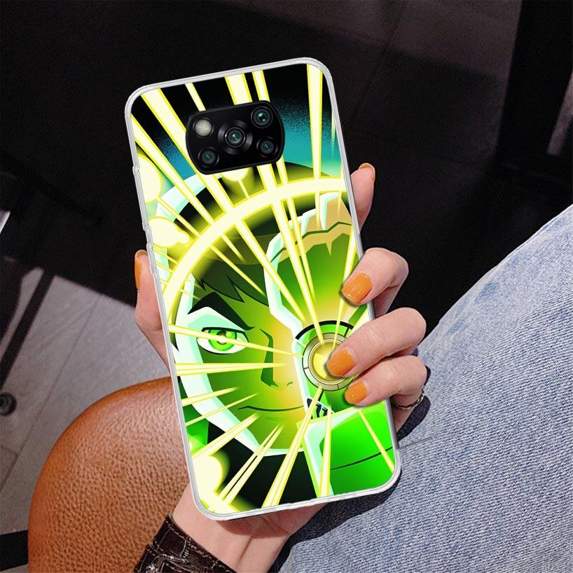Cartoon Ben 10 Phnoe Case for Xiaomi Poco X5 X6 X7 Pro X4 Gt F7 Ultra M8 M7 Redmi 15C 15 13C 13 12C 12 Unique Cover Coque Poco X