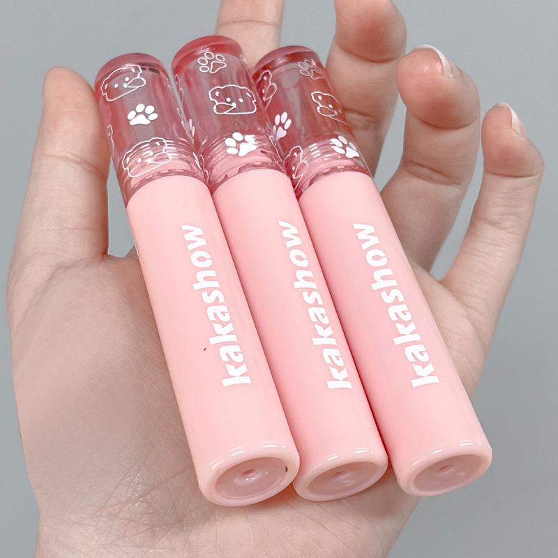Bubble Bear Matte & Mirror Lip Glaze - Non-Transfer, Whitening Gloss Finish