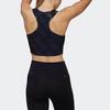 Adidas X Marimekko Collaboration Color Block Wave Sports Crop Tank Women Tops Black HH8734